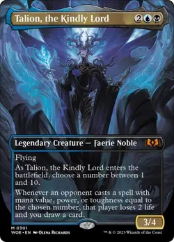 MTG Wilds Of Eldraine Talion, the Kindly Lord x1 Legendary Creature NM/M - Image 1