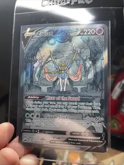 Zacian V GG48/GG70 Pokemon Crown Zenith: Galarian Gallery Ultra Rare Holo NM - Image 3