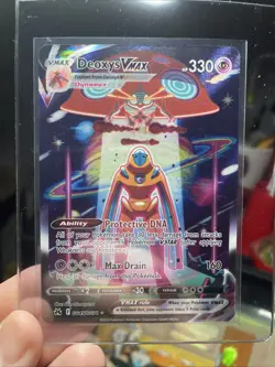 2023 Pokemon SWSH Crown Zenith Deoxys VMAX Galarian Gallery Ultra Rare GG45/GG70 - Image 4