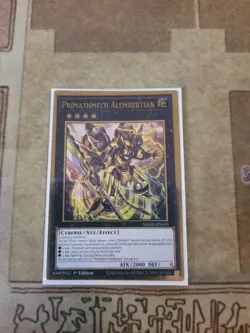 YUGIOH PRIMATHMECH ALEMBERTIAN MGED-EN030 GOLD 1ST ED NM - Image 1