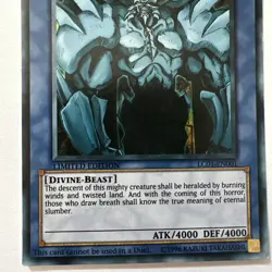Obelisk the Tormentor LC01-EN001 Yu-Gi-Oh Legendary Collection 1 Limited Edition - Image 5