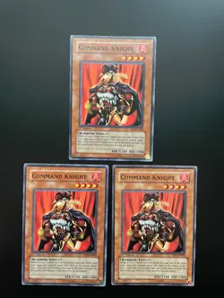 Yugioh Command Knight SD5-EN008 1st Edition Common LP/MP X3 - Image 1