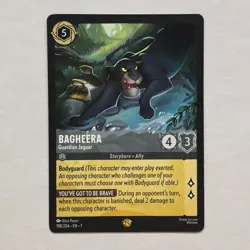 Bagheera 198/204 Disney Lorcana Archazia's Island Regular Legendary Card NM - Image 1