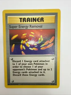 Super Energy Removal 79/102 Base Set Regular Rare Vintage Pokemon Card - Image 3