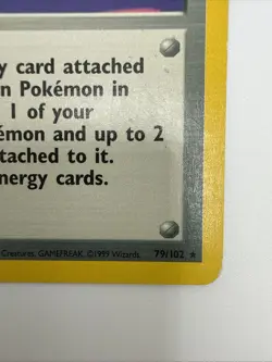 Super Energy Removal 79/102 Base Set Regular Rare Vintage Pokemon Card - Image 5
