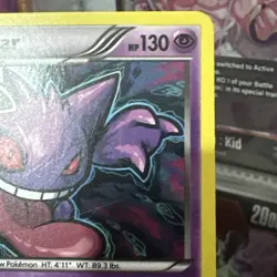 Gengar 60/162 Pokemon Card TCG X&Y Breakthrough Holo Rare NM - Image 3