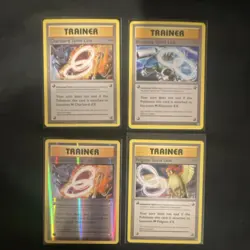 Pokemon TCG Trainer Spirit Link 4 Card Lot Charizard Blastoise Pidgeot Nintendo - Image 1