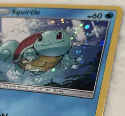 Pokemon Unbroken Bonds Promos Squirtle Card 33/214 Cosmos Holo Rare TCG LP - Image 3