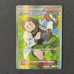 Professor Birch's Observations 159/160 Full Art Primal Clash Pokemon Card - Image 2