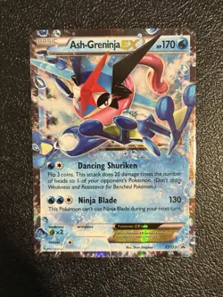 Ash-Greninja EX XY133 Holo Black Star Promo Pokemon TCG Card Ungraded - Image 1