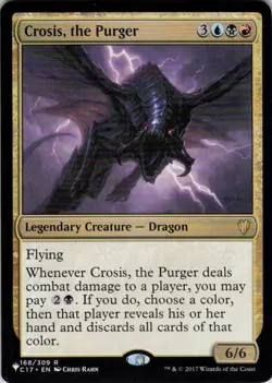 MTG Crosis, the Purger (168) | NM | The List Reprints {LST} - Image 1