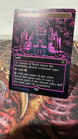 MTG Cavern of Souls Neon Ink Purple #410d The Lost Caverns of Ixalan - Image 2