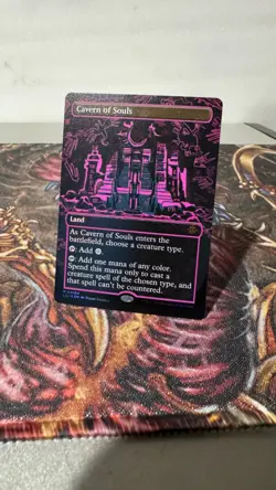 MTG Cavern of Souls Neon Ink Purple #410d The Lost Caverns of Ixalan - Image 3