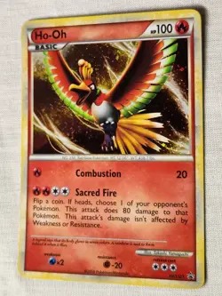 NM Ho-Oh - Holo #HGSS01 Heartgold & Soulsilver Promo Pokemon TCG - Image 3