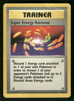 Super Energy Removal 079/102 Rare Pokemon Base Set - Image 1