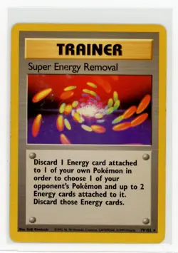 Pokemon Base Set #079/102 Super Energy Removal - Image 1