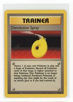 Pokemon Base Set #072/102 Devolution Spray - Image 1