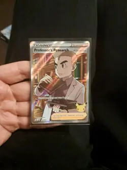 Pokemon TCG Professor's Research (Full Art) Celebrations 024/025 Holo Ultra Rare - Image 1