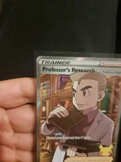 Pokemon TCG Professor's Research (Full Art) Celebrations 024/025 Holo Ultra Rare - Image 5