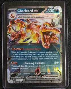 Charizard ex 054/091 Pokemon TCG 2024 Sv: Paldean Fates Holo - Image 1