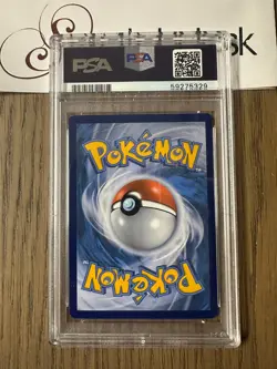 PSA 9 - Pokemon Black Star PROMO MEW XY110 - Mythical Collection Full Art FOIL - Image 2