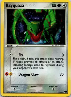 Rayquaza 3/17 Rare POP Series 1 Pokemon MP - Image 1