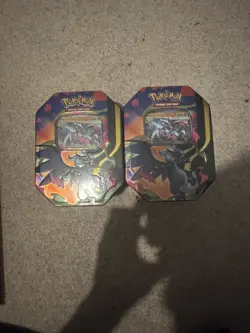 Pokemon TCG: Mega Charizard ex X Tin x 2 Sealed phantasmal flames, - Image 1