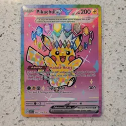Pokemon TCG Pikachu EX 277/217 Ascended Heroes SIR NM - Image 1