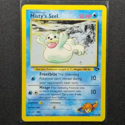 Misty's Seel - 91/132 - Common - Gym Challenge - Pokemon Card - MP - Image 1