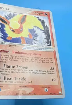 Flareon EX 108/113 Jimmy Ballard 2006 World Championships - Pokemon Card - Image 3