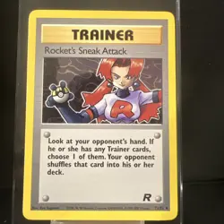 Pokemon TCG Rocket's Sneak Attack 72/82 Rare NM - Image 1
