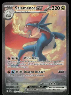 Pokemon Cards Salamence ex 187/159 Journey Together Special Illustration Rare NM - Image 1