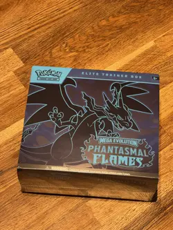 Pokemon TCG: Mega Evolution Phantasmal Flames Elite Trainer Box (ETB) - Image 1