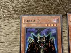 Yu-Gi-Oh! Lord of D. SDK-041 Spellcaster Effect 1996 Vintage Lot 3 Cards - Image 5