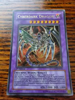 LP! - YUGIOH CYBERDARK DRAGON CDIP-EN035 1ST ULTRA - Image 1