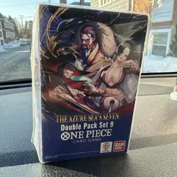 One Piece TCG OP-14 The Azure Sea's Seven Double Pack Set Vol. 9 NEW SEALED - Image 1
