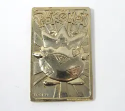 LOT OF 3 1999 POKEMON 23K GOLD PLATED CARDS MEWTWO, JIGGLYPUFF, TOGEPI - Image 5
