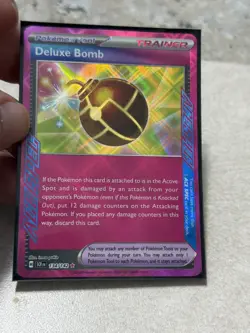 Pokemon TCG (5) Deluxe Bomb 134/142 ACE Foil Card NM - Image 3
