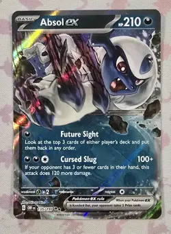 Pokemon Card Absol ex 135/197 Obsidian Flames Holo - Image 1