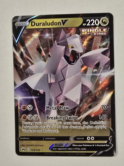 Pokemon Card Duraludon V 103/159 Crown Zenith Holo - Image 1