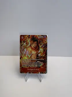 Portgas.D.Ace promo card (from Illustration Box Vol.5) #ST15-005 One Piece. - Image 1