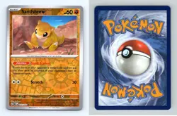 Sandshrew #27/165 Scarlet & Violet 151 Pokemon 2023 Reverse Holo Common TCG Card - Image 1