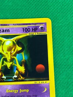 ALAKAZAM 2/144 -- NON HOLO -- SKYRIDGE -- RARE -- POKEMON TCG CARD -- NM - Image 5