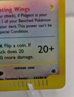 Pokemon Pidgeot TCG Reverse Holo Rare Card 23/165 Expedition Base Set MP - Image 4