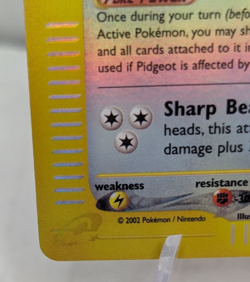 Pokemon Pidgeot TCG Reverse Holo Rare Card 23/165 Expedition Base Set MP - Image 5