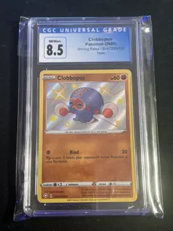 CLOBBOPUS Pokemon 2021 Shining Fates Holo SV072/SV122 CGC 8.5 - Image 1