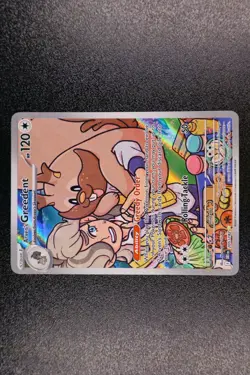 Arven's Greedent 205/182 Destined Rivals Illustration Rare Full Art Pokemon - Image 1