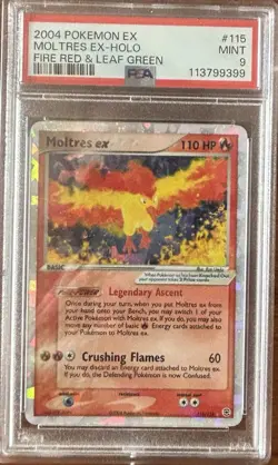 Pokemon 2004 Moltres EX 115/112 FireRed & LeafGreen Holo LP - Image 1