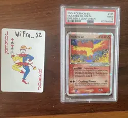Pokemon 2004 Moltres EX 115/112 FireRed & LeafGreen Holo LP - Image 3