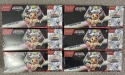 (LOT OF 6!) Sam’s Club Pokemon Prismatic Evolutions Surprise Box Booster Bundle - Image 1